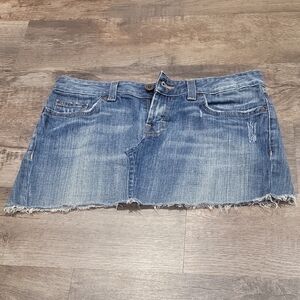 BKE Blue Mini Skirt Casual Night Out